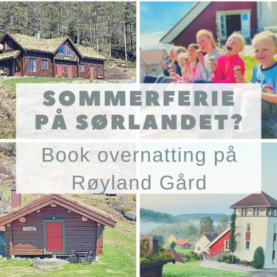 TRENGER DERE EN PLASS Å BO PÅ SØRLANDET I SOMMER?